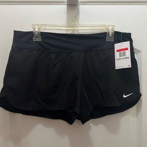 🆕 Nike Women’s Swim Solid Element Board Swim Shorts Bottom NESS9389-001 Black